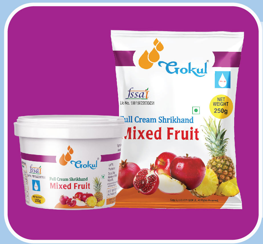 Gokul Full Cream Shrikhand Mixed Fruit