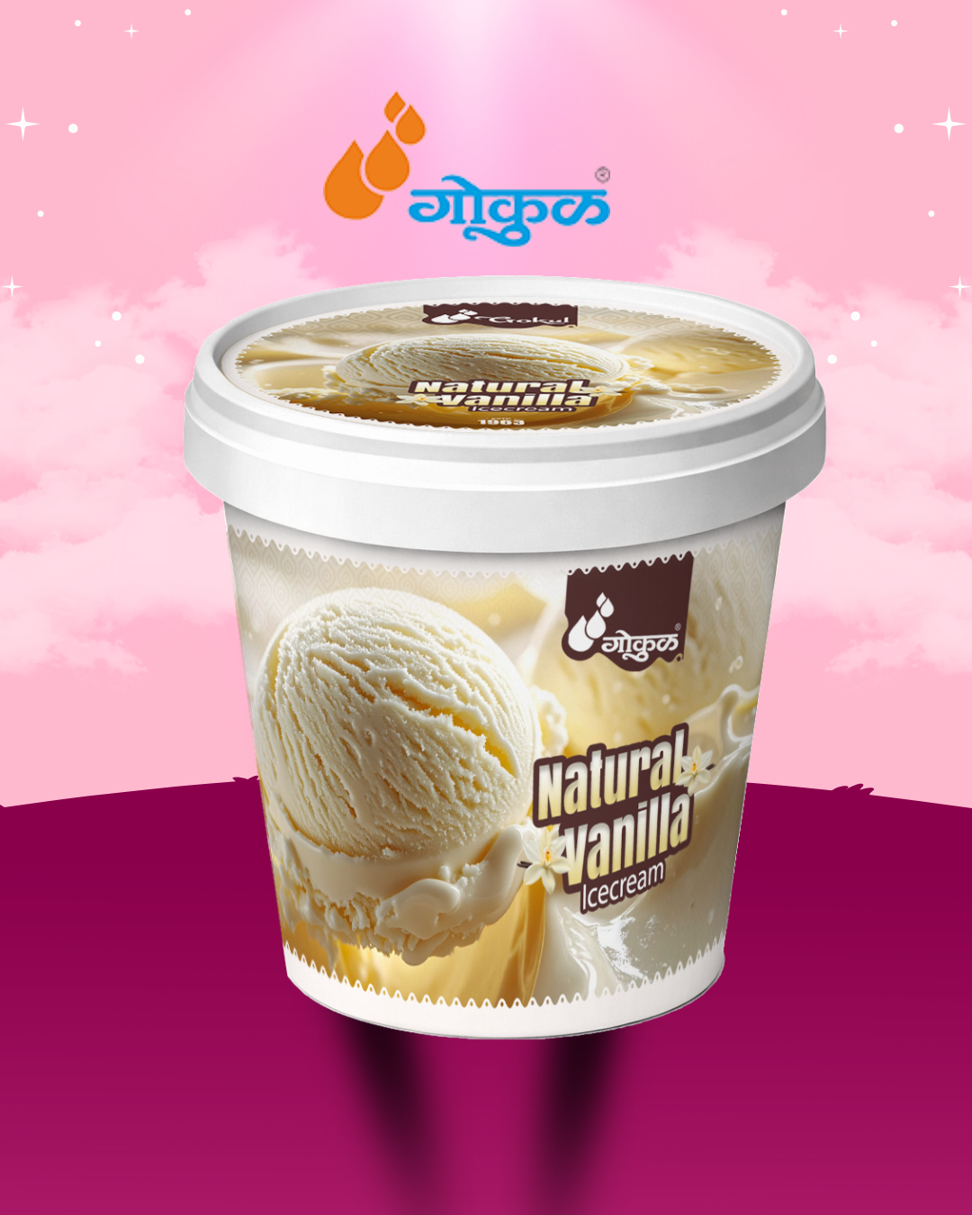 Natural Vanilla Ice Cream Cup